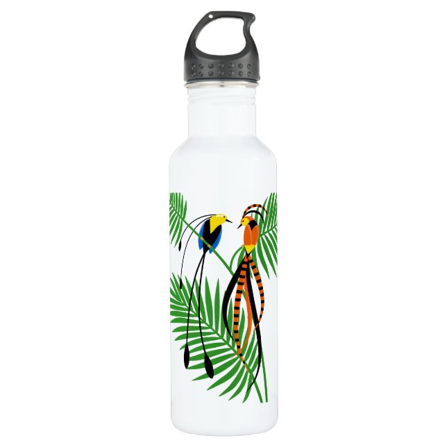 Bright Colourful Birds of Paradise 710 Ml Water Bottle (Front)