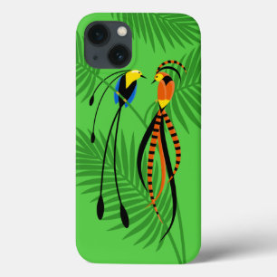 Bright Colourful Birds of Paradise iPhone 13 Case