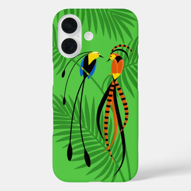 Bright Colourful Birds of Paradise Case-Mate iPhone Case (Back)