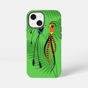 Bright Colourful Birds of Paradise iPhone 13 Mini Case