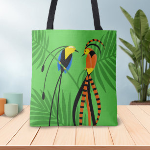 Bright Colourful Birds of Paradise Tote Bag