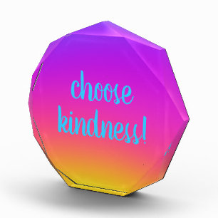 Bright Colourful "Choose Kindness" Photo Block