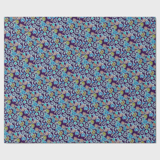 Bright Colourful Circles and Swirls Wrapping Paper