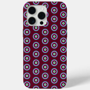 Bright Colourful Circles Case for iPhone 15 Pro Ma