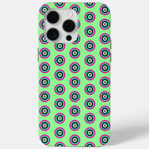Bright Colourful Circles Case for iPhone 15 Pro Ma
