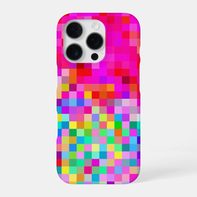 Bright Colourful Design iPhone Case (Back)