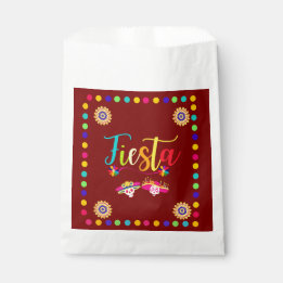 Bright Colourful Fiesta Fun Favour Bags