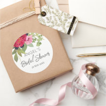 Bright & Colourful Floral Bouquet Bridal Shower 