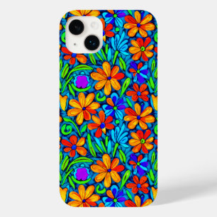 Bright Colourful Folk Art Flowers  Case-Mate iPhone 14 Plus Case