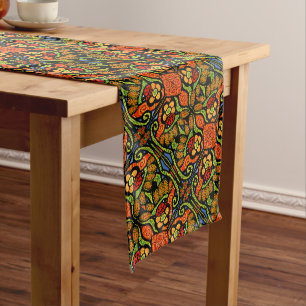 Bright Colourful Ladybug Pattern Medium Table Runner