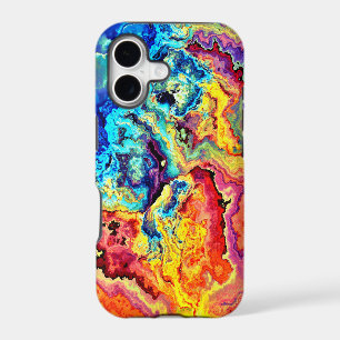 Bright colourful marble