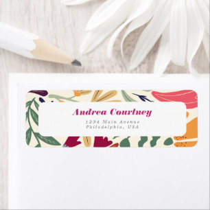 Bright Colourful Mismatch Floral Bridal Shower Lab