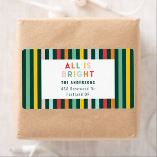 Bright colourful modern Christmas family 
