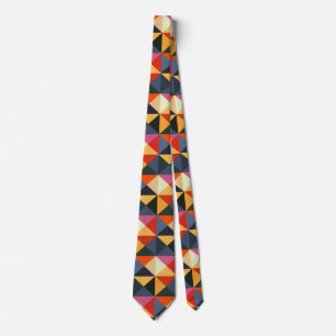 Bright Colourful Pixel Abstract Art Tie