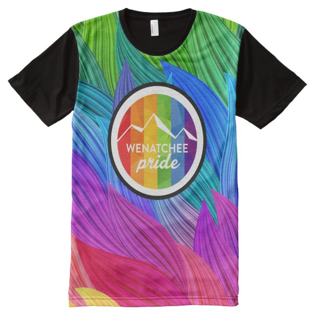 Bright Colourful Pride Tee (Front)