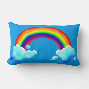 Bright & Colourful Rainbow Lumbar Cushion