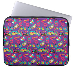 Bright Colourful Retro 90s Laptop Sleeve