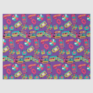 Bright Colourful Retro 90s Tissue Paper