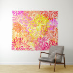 Bright Colourful Spring Flower Tapestry<br><div class="desc">Interested in wholesale or licensing? Shoot me an email,  let's talk!</div>