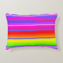 Bright colourful striped rainbow
