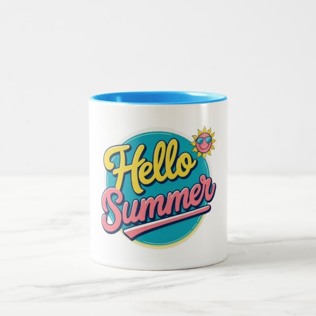  Bright & Colourful Sunshine Coffee Cup (Center)