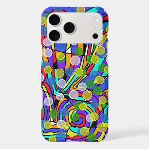 Bright Colourful Swirling Abstract Patterns