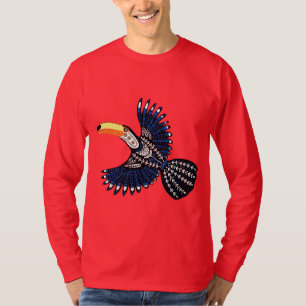 Bright Colourful Tropical Jungle Toucan Bird T-Shirt