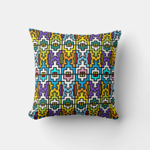 Bright colours African pattern Cushion