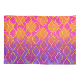Bright Colours Arabian Moroccan Glam Indian Theme Pillowcase
