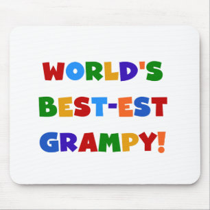 Bright Colours Best-est Grampy T-shirts and Gifts Mouse Mat