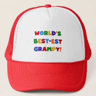 Bright Colours Best-est Grampy T-shirts and Gifts Trucker Hat