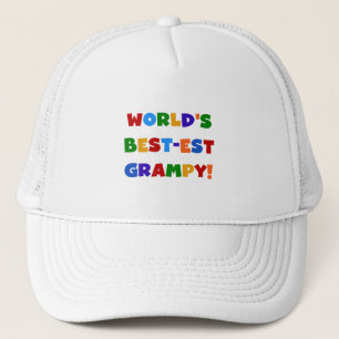 Bright Colours Best-est Grampy T-shirts and Gifts Trucker Hat