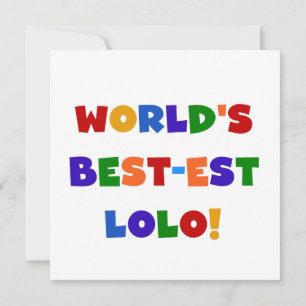 Bright Colours Best-est Lolo T-shirts and Gifts