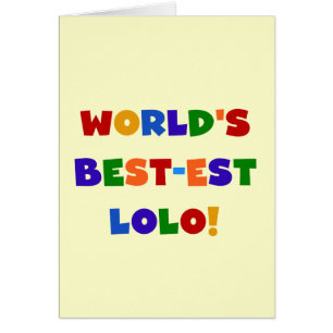 Bright Colours Best-est Lolo T-shirts and Gifts