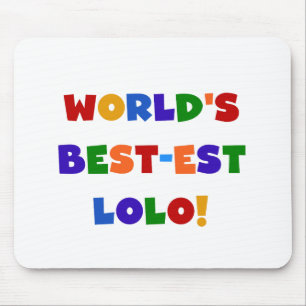 Bright Colours Best-est Lolo T-shirts and Gifts Mouse Mat