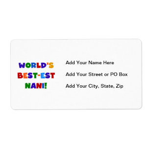 Bright Colours Best-est Nani T-shirts and Gifts
