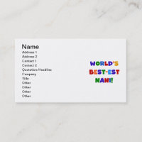 Bright Colours Best-est Nani T-shirts and Gifts