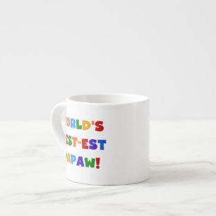 Bright Colours Best-est Papaw Tshirts and Gifts Espresso Cup