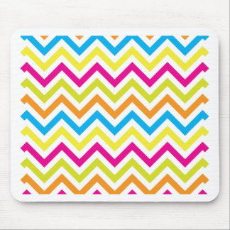 Bright Colours Chevrons Mouse Mat