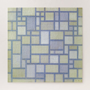 Bright Colours Grey Lines Piet Mondrian Jigsaw Puzzle