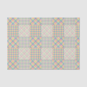 Bright Colours Plaid Madras Tissue Paper