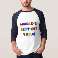 Bright Colours World's Best-est Yaya Gifts