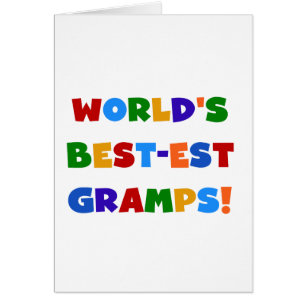 Bright Colours World's Best Gramps Gifts