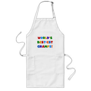 Bright Colours World's Best Gramps Gifts Long Apron