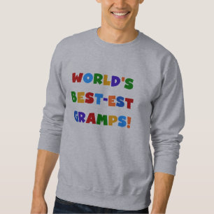 Bright Colours World's Best Gramps Gifts Sweatshirt