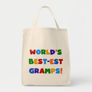 Bright Colours World's Best Gramps Gifts Tote Bag