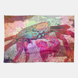 Bright Crab Kitchen Towel