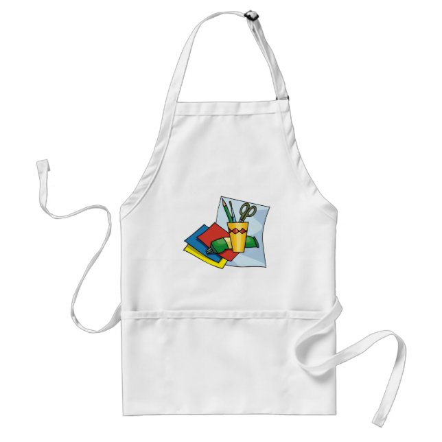 Bright Craft Supplies Colorful Art Tools Standard Apron (Front)