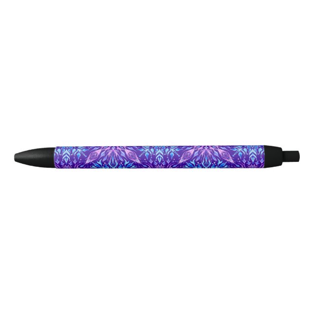 Bright crystal snowflakes ornament    black ink pen (Front)