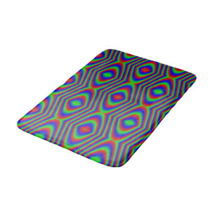 Bright Curves Bath Mat